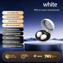 Earbud Nirkabel Mini In-Ear, Earphone Tidur Ultra Kecil dan Tak Terlihat, Suara Berkualitas Tinggi, Mikrofon Jernih untuk Panggilan, Desain Nyaman untuk Tidur Miring, Praktis untuk Bekerja dan Kuliah, Baterai 180mAh, Kontrol Suara dan Sentuh, Jangkauan Transmisi 10m, Mikrofon Kapasitif Dua Telinga dengan Pengisian Daya Tipe-C, Kotak Pengisian Daya Nirkabel, Unisex - View 10