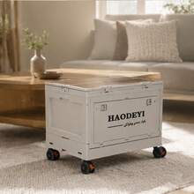 Portable 30L Foldable Lidded Storage Box With Smooth-Rolling Wheels – Compact Car Trunk Organizer, Lightweight Collapsible Crate For Home, Travel & On-The-Go Use - 30L With Wheels - View 4