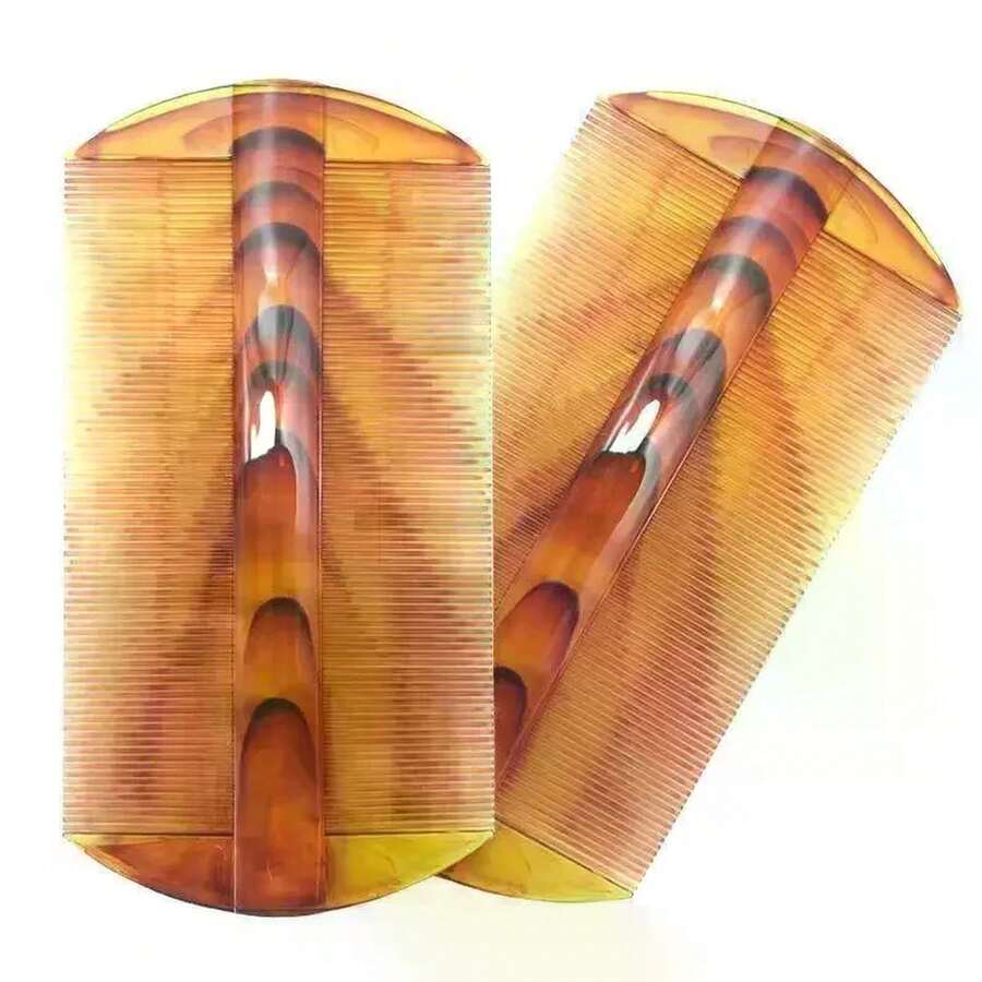 Peine para liceas ultrafino (1/2 piezas), sin tirones de pelo, removedor de liceas y limpiador de caspa para el cuidado diario del cabello de niños y adultos - A2 - Ver 1