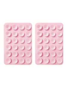 1pc/2pcs/3pcs/4pcs/5pcs Silicone Suction Cup Phone Holder, Waterproof Adhesive Base, Suitable For Most Phones, Universal Finger Grip, Perfect For Selfie And Video - Multicolor - View 23