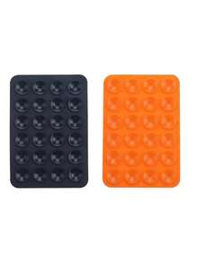 1pc/2pcs/3pcs/4pcs/5pcs Silicone Suction Cup Phone Holder, Waterproof Adhesive Base, Suitable For Most Phones, Universal Finger Grip, Perfect For Selfie And Video - Multicolor - View 20