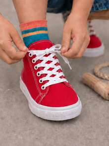 Kids Tennis Shoes - Red - View 1