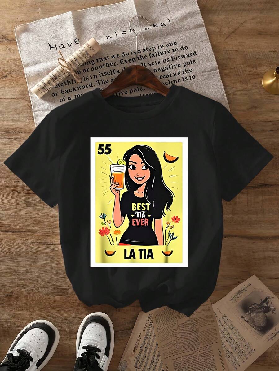 Women T-Shirts - 黑色 - 查看 1