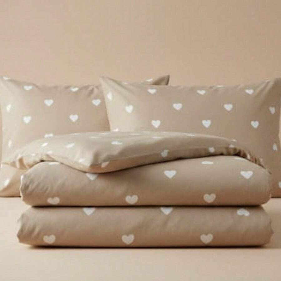 2-Piece Single Bed Sheet Set, Printed 200 Thread Count Percale Fabric With All-Around Elastic And Point Palito Pillowcase - 青檸色 - 查看 1