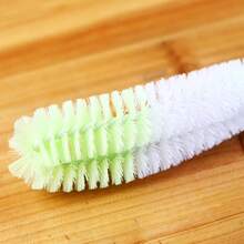 1pc Random Color Long Handle Cleaning Brush, Extended Handle For Easy Cup And Bottle Washing, Universal Brush For Pots, Bowls And Pans, Kitchen Cleaning Helper, Convenient Hanging Storage - Multi-color - View 12