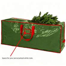 Túi đựng cây thông Noel - Dùng để cất giữ cây thông Noel nhân tạo, chất liệu bền chống nước, túi có khóa kéo, tay cầm xách, bảo vệ khỏi bụi bẩn, côn trùng và độ ẩm (màu xanh) - Xem 9