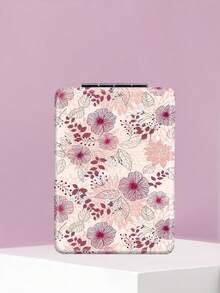 1PC Pastoral British Style Portable Folding Compact Mirror, Lightweight Ultra-Thin Convenient Durable PU Leather, Suitable For Various Occasions Travel Party Work School, Suitable For All Ages - Multicolor - View 8