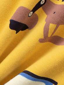 3 Sets Boys Cartoon Underwear Set Cute Print Medium Thick Long Sleeve Long Pants Loungewear Set Printed Autumn Top And Bottom - Multicolor - View 10