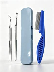3pcs Pet Flea Removal Set, Easy To Clean And Durable, Suitable For Long-Haired And Short-Haired Cats And Dogs. Portable Design - Multicolor - View 14