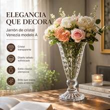20cm Clear Glass Vase With Diamond Relief, Decorative Crystal Vase For Living Room Table, Elegant Centerpiece For Fresh Flowers And Home Decor - 1PC - View 4