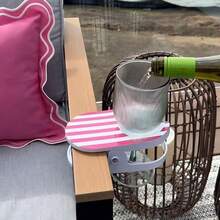 1pc Universal Clip-On Beverage Cup Holder, Suitable For Desk Side Clip, Can Be Clipped To Table And Chair, Adjustable Clip Opening, Non-Slip Silicone Cup Holder, Suitable For Beach, Camping, Office - Upgraded Version - View 6