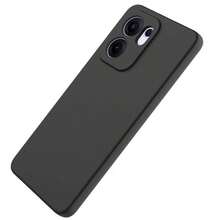 2pcs Black Silicone Phone Case, Compatible With RENO 14, RENO 12 F, Reno 13, Reno 11, A99/A80/A60/A40/A38/A18 Phones, Phone Protective Case, Phone Shell, Phone Cover, Anti-Drop Phone Case, Black Phone Case, Minimalist Phone Case, Solid Color Phone Case, Black Phone Case, TPU Phone Case Anti-Drop (Military Grade Anti-Drop) - Black 1 - View 4