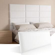 1pc 9.06x19.29 Inch Self-Adhesive 3D Wall Panel, 12mm Thick - Peel And Stick Easy Installation, Cozy Bedroom Headboard Soft Padding, Modern Home Decor, Suitable For Wallpaper And Wall - 1pc - View 3