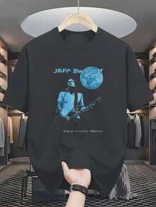 Men Sports Tees & Tanks - 黑色 - 查看 1