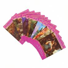 1 Box Romance Angels Guidance Cards, Modern Witch Tarot Deck Tabletop Game Cards, Energy Balance Divination Cards For Spiritual Growth | Water & Fire Theme Divination Tool For Harmony, Intuitive Insight And Dual Guidance, Exclusive Gift For Practitioners And Spiritual Seekers, Gift For Soul Healing And Vision Manifestation (Electronic Manual On Back) - Multicolor - View 3