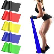 Fitness Yoga Set Stretching Training Band Resistance Band, Elastic Squat Resistance Band For Butt Lift, Multi-Function Foot Pedal Resistance Trainer For Sit-Ups, Elastic Rope Yoga Fitness Equipment - A - View 7