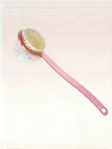 1pc Long Handle Bath Brush, Multi-Function Back Scrubbing Exfoliating Shower Cleaning Brush - Multicolor - View 12