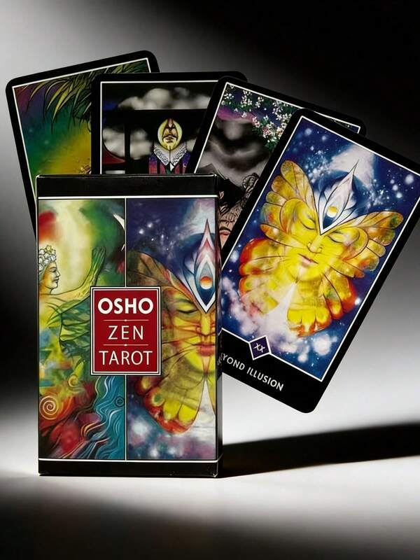 78pcs Kartu Tarot Zen Osho Baru dalam Bahasa Inggris, Kartu Zen, Kartu Permainan Meja Kertas Pelat Tembaga, Kartu Oracle, Hadiah, Membantu Anda Melakukan Penyembuhan Diri Spiritual dan Manifestasi Visi (Panduan Instruksi Elektronik di Belakang)