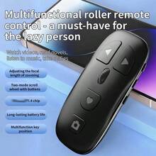 Multifunctional Scroll Remote Control For Mobile Phones,  Remote, Wireless Page Turner, Compatible With IPhone, Android Phones And Tablets, Selfie Video Controller, Video Page Scrolling & Adjustment - View 9