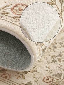 1 buah Karpet Ruang Tamu Motif Bunga Champagne, Cocok untuk Dapur, Ruang Makan, Kamar Tidur, Dekorasi Liburan, Dalam/Luar Ruangan, Kantor, Lobi, Keset Anti Selip, Karpet Kamar Mandi, Lorong, Ruang Belajar, Area Bermain Game - Sampanye - View 4