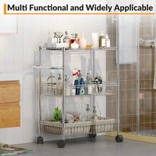 Kselythan Mobile Storage Islands - Silver - View 4