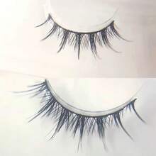 Distinct Roots Clustered A-Type Korean Girl Group Style Natural Japanese Girl Cosplay Makeup False Eyelashes, No-Makeup Look, Realistic Transparent Stem Upper Lashes - View 7
