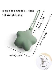 Star-Shaped Hanging Silicone Storage Bag, Portable Key Coin Earphone Storage Pouch, Ideal For Daily Use And Gifts - Multicolor - View 11