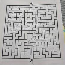 1pc Maze Training Book, White, Made Of Durable Paper, Fun And Educational, Designed With Focus Puzzles To Boost Brainpower, Suitable As A Gift For Halloween, Christmas, Back-To-School Season, New Year, And Other Occasions, Enhancing Brainpower. - Multicolor - View 10