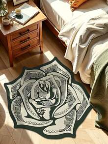 1 buah Keset/Karpet Motif Dolar Kreatif - Anti Selip, Dapat Dicuci dengan Mesin, Cocok untuk Dapur, Ruang Cuci, Kamar Tidur, Kamar Mandi - Karpet Motif Dolar Beludru Kristal Kelas Atas, Dapat Dicuci, Karpet/Keset Poliester, Cocok untuk Ruang Tamu, Kamar Tidur, Dapur dan Lorong - Karpet Dalam Ruangan Tenun, Memberikan Kenyamanan dan Ketahanan yang Lebih Baik, Cocok untuk Dekorasi Rumah dan Kantor, Dekorasi Rumah/Ruangan yang Modis, Karpet Kamar Tidur - Hitam - View 14