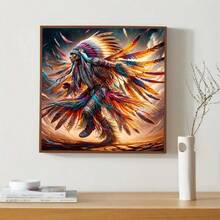 DIY 5D Diamond Painting Kit - Full Drill Round Diamonds, Character Pattern, Home Decor Acrylic Craft Set, Frameless Gift Creative Diamond Painting Kit - No Frame - View 4