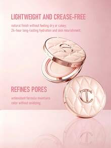 Charlotte Tilbury Pillow Talk 美顏氣墊粉底液 #1N Fair 色號 12g/0.42 Oz | Pillow Talk 濾鏡效果，靈感來自迷人粉色光芒的柔光感 | 絲滑柔順、健康亮澤 + 平滑第二層肌膚妝感 - 1N - 12g - 查看 2