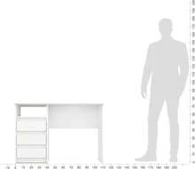 Desk And Drawer Storage - White - View 9