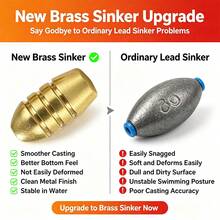Lure Fishing Accessory Set, Brass Bullet Sinkers, Spring Bells, Barrel Swivels, 3D Fish Eyes, Offset Hooks, Quick Release Swivels, Texas Rig Components, Suitable For Freshwater And Saltwater Fishing - Multicolor - View 4