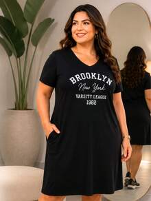 Plus Size Dresses - BROOKLYN NEGRO - Ver 6