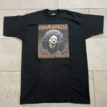 Vintage 90s Funkadelic Maggot Brain Album George Clinton Promo Rap Rock Shirt XL - 黑色 - 查看 1