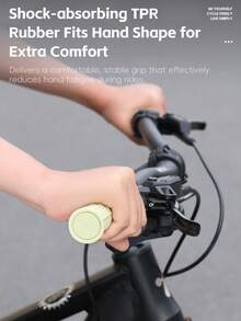 WEST BIKING Grip Stang Sepeda Karet Lembut Anti Selip Ringan Aksesori Stang Sepeda Gunung Cocok untuk Stang 22.2mm - MultiWarna - View 7