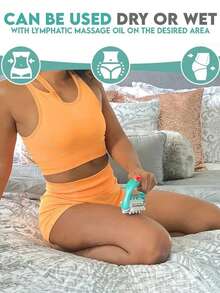 Cellulite Massager For Fascia Release Muscle Massage Roller Mini Trigger Point Deep Tissue Myofascial Release Tool Lymphatic Drainage Body Massager For Men And Women Leg Neck Foot Massager For Weight Loss Gym Exercise Equipment Massage Tools - Multicolor - View 5