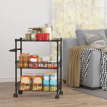 Kselythan Mobile Storage Islands - Black - View 2
