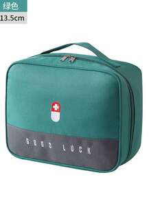 1pc Medical Storage Bag, Portable Travel Medical Kit, Travel First Aid Kit, Large Capacity Folding Medical Kit - Multicolor - View 12