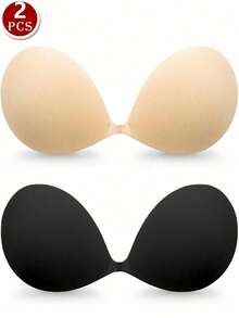 1/2 Bra Olahraga Elastis Tanpa Tali Bahu, Bra Tak Terlihat, Cocok untuk Yoga dan Pakaian Malam Formal - MultiWarna - View 20