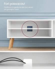 TV Supporti & Centri di intrattenimento - Bianco - Visualizzare 9