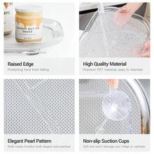 Rotating Refrigerator Organizer Tray (Set Of 2) - Suitable For Refrigerators, Kitchens, Tabletops, Cabinets, Pantries, And Countertops; Ideal For Organizing Items Such As Condiments. Dimensions: 14.56 X 11 Inches. - Freezer Parts - View 8
