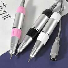 Electric Nail Polishing Pen With Polishing And Grinding Heads, Adjustable Speed Wired Nail Tool, Home DIY Quiet Nail Set (DC2 Pin Plug, Beginner-Friendly Design), Nail Care, Gift For Friends, Fully Automatic Nail Polishing - Multicolor - View 4