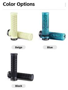 WEST BIKING Grip Stang Sepeda Karet Lembut Anti Selip Ringan Aksesori Stang Sepeda Gunung Cocok untuk Stang 22.2mm - MultiWarna - View 11