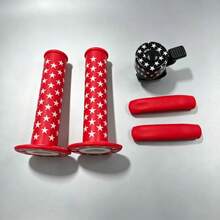 1 Set Bicycle Accessories Rubber Handlebar + Cycling Accessories + Bell + Brake Cover - Multicolor - View 9