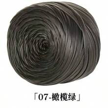 100g/捲 Nappa啞光人造皮革線 DIY手工鉤針線，適用於包包、鞋子與手工藝品 - 1件裝 - 查看 9