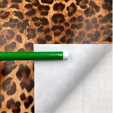 Leopard Print Self-Adhesive Vinyl Wallpaper - Removable Textured Contact Paper With Interlocking Pattern, Waterproof And Easy To Peel And Stick, For Wall Decor, Refresh Your Home, Rama Decorative Sticker Gift, Birthday Graduation Gift - Multicolor - View 9