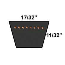 GandT Engine Parts 223336M2 Massey Ferguson Replacement Belt, Rubber - como en la imagen - Ver 3