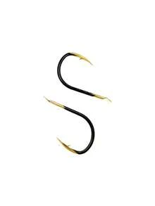 60pcs Black Gold Ise-Ni Barbed Fish Hooks For Crucian Carp, Bass, Carp Fishing Accessories - Black - View 4