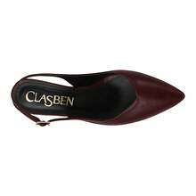 TACONES MUJER CLASBEN AURA SIMIPIEL VINO - Maroon - View 4